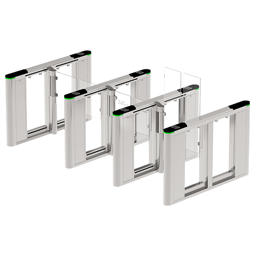 SBTL8000 SBTL 8000 is an indoorspeed gate series which featured by its modular reader panel design. The modularization of reader panel not only benifits end user for easy upgrade or switching on reader but also helpsrelieving middlemen’sinventory pressure and allows them to have in-time market response.
