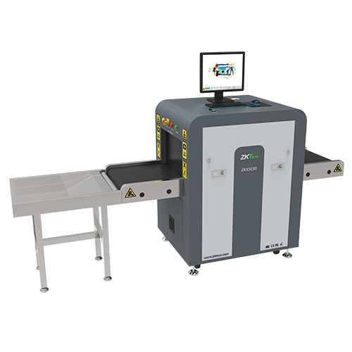 ZKX5030C ZKX5030C X-ray inspection system increases the operator’s ability to identify potential threats; the device is designed to scan briefcases