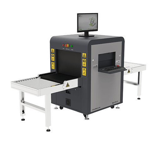 ZKX6040 ZKX6040 is an advanced dual-energy X-ray baggage inspection assistant whose capabilities include penetration of up to 35mm of steel with an optimized algorithm. Its tunnel opening is as large as 600mm by 400mm. ZKX6040 can detect organic and inorganic substances as well as mixture accurately in all kinds of packages according to the effective atomic number of the examining objects. Benefit from the compact design with a foldable keyboard