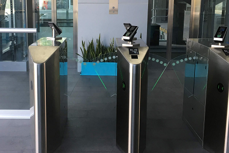 Pedestrian Access Control Solution in Electronics and Technology Corporate