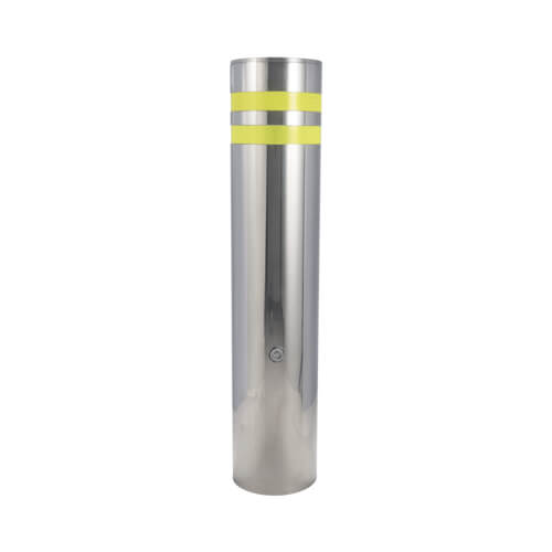 BOL1168-R BOL1168-R is a high-quality removable bollard which used widely to prevent vehicles from entering security areas. It is an ideal low-cost solution when the depth is not sufficient to install an automatic bollard. The bollard can simply be unlocked and removed by the key provided. This feature allows people to achieve flexible entrance control when access is only occasionally opened. The bollard is commonly found in schools