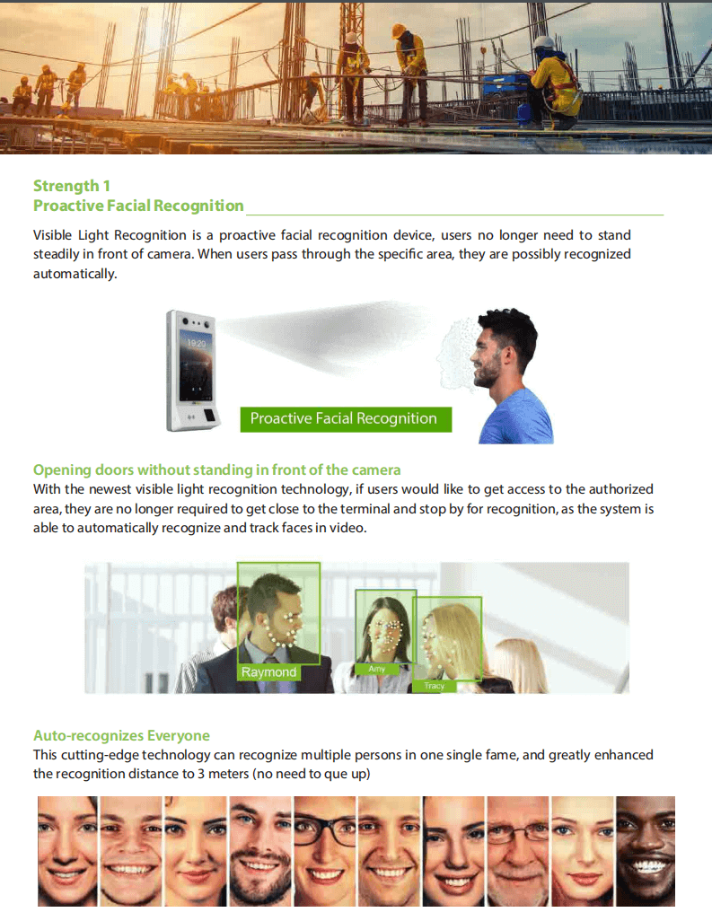Visible Light Facial Recognition Visible Light Facial Recognition