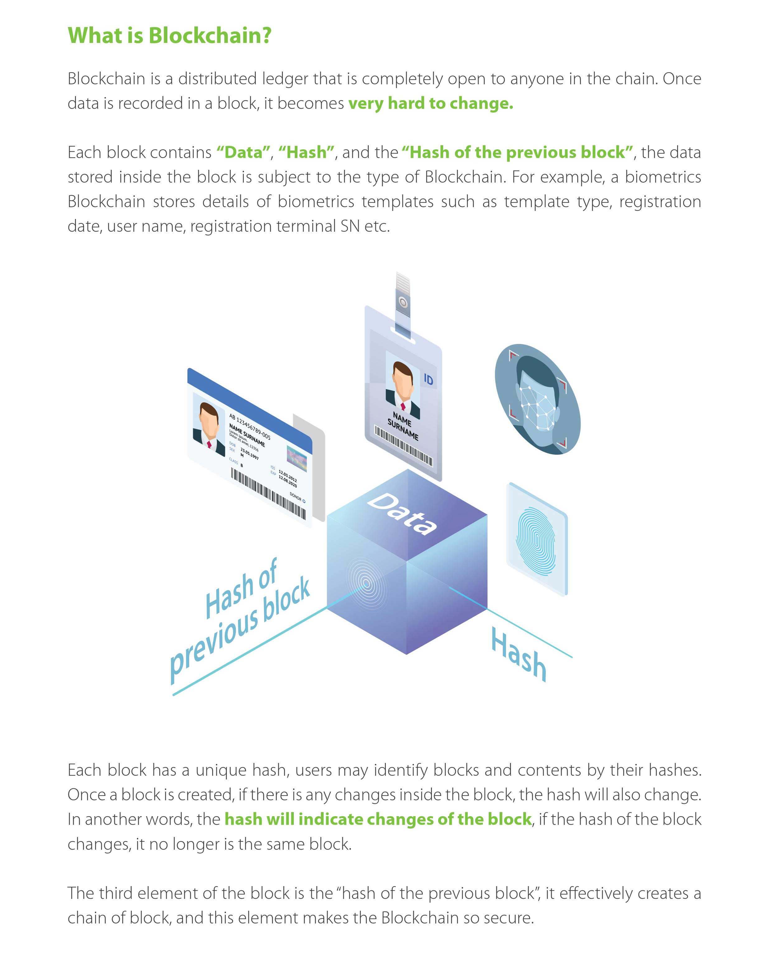 Ultimate Protection of Your Own Identity Blockchain-Secured Biometrics Powered by Ethereum Platform Ultimate Protection of Your Own Identity Blockchain-Secured Biometrics Powered by Ethereum Platform
