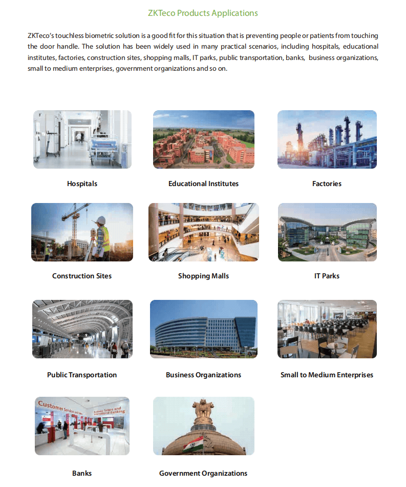 Principle of Access Control with Near-Infrared Facial Recognition Technology (ZKFace 12.0)