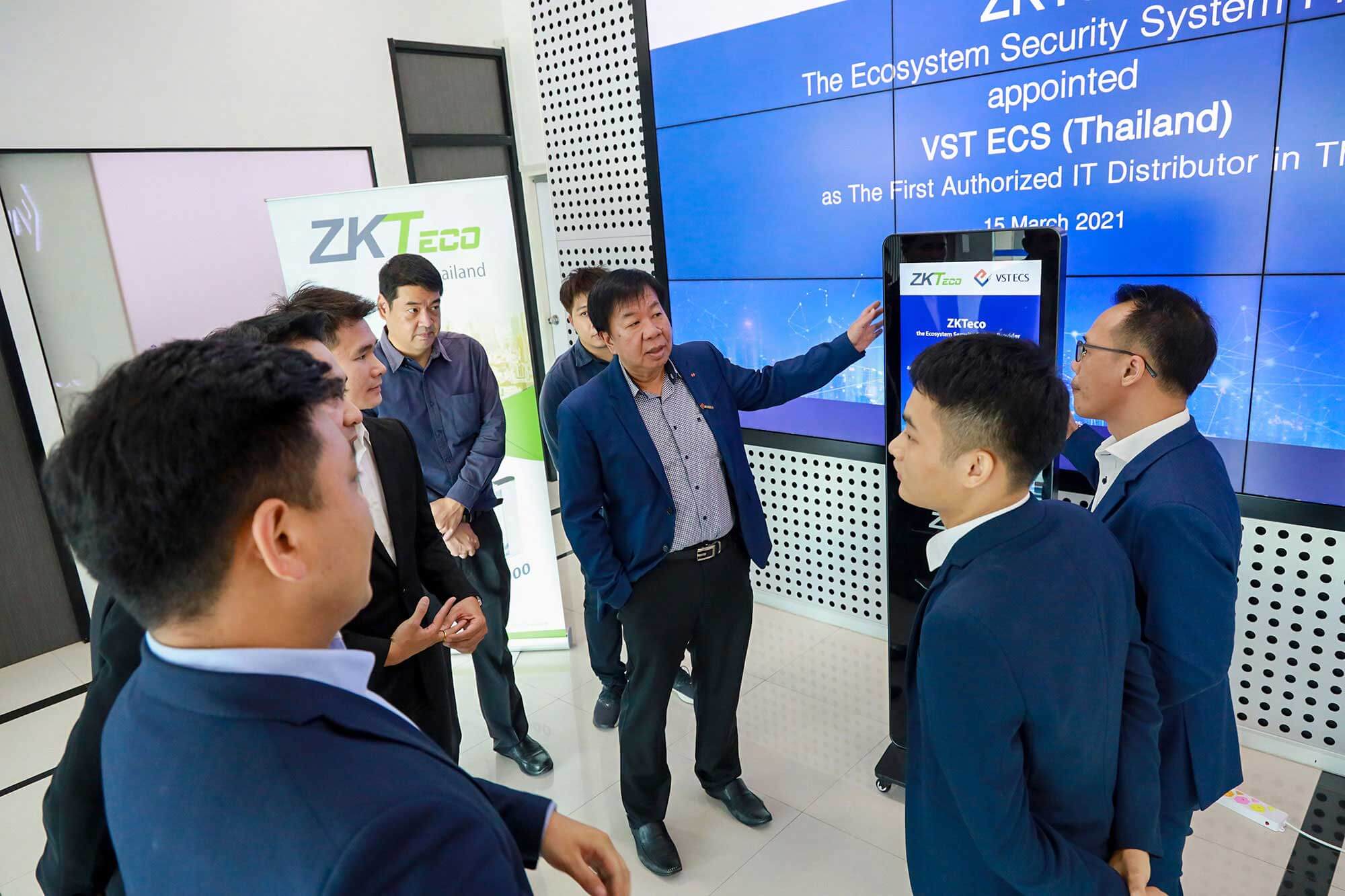 ZKTeco Thailand cooperates with VST ECS to expand The Smart Security Platform throughout Thailand ZKTeco Thailand cooperates with VST ECS to expand The Smart Security Platform throughout Thailand