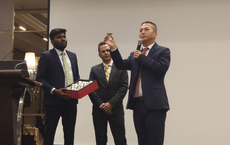 John Che the Chairman of ZKTeco Visits Indian Research Institute