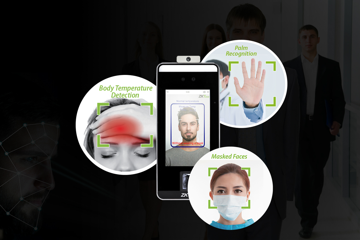 Touchless Biometric Solution with Mask & Body Temperature Detection