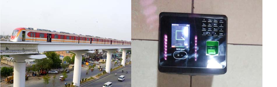 Orange Line Time & Attendance Management for Metro Train in Pakistan Orange Line Time & Attendance Management for Metro Train in Pakistan