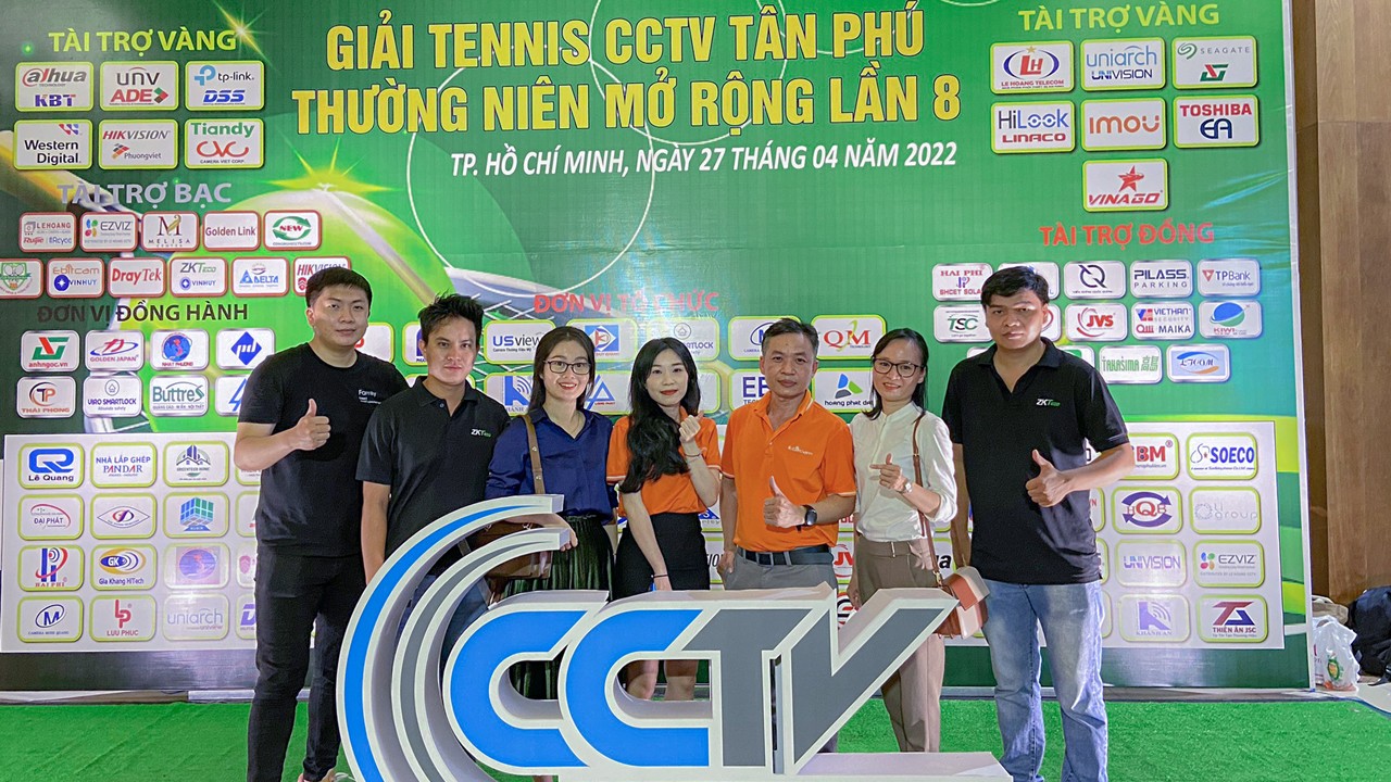 ZKTeco Vietnam Honored to Sponsor the 8th CCTV Tan Phu Open Tennis Tournament 2022 ZKTeco Vietnam Honored to Sponsor the 8th CCTV Tan Phu Open Tennis Tournament 2022