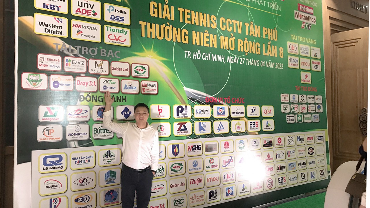 ZKTeco Vietnam Honored to Sponsor the 8th CCTV Tan Phu Open Tennis Tournament 2022 ZKTeco Vietnam Honored to Sponsor the 8th CCTV Tan Phu Open Tennis Tournament 2022