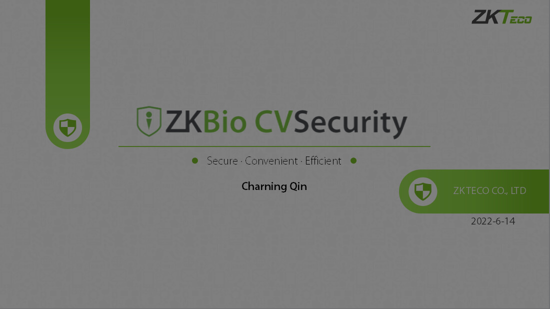 2022.06.14 ZKBio CVSecurity Training