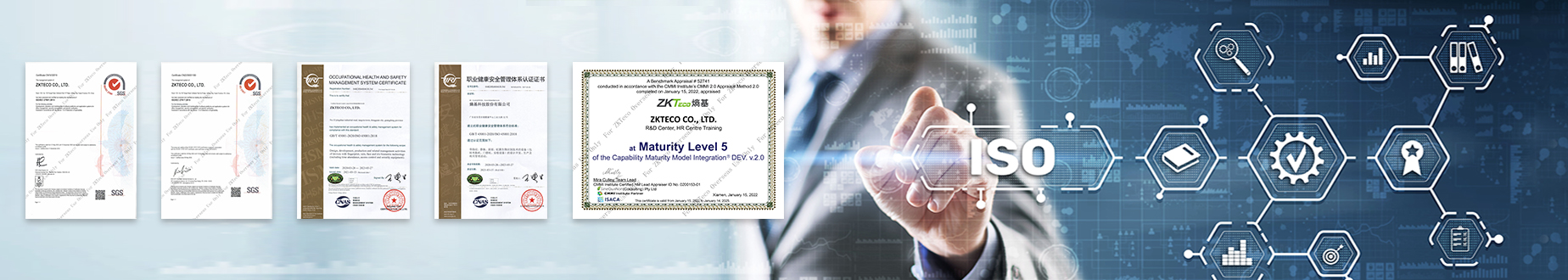 ZKTeco Accreditations