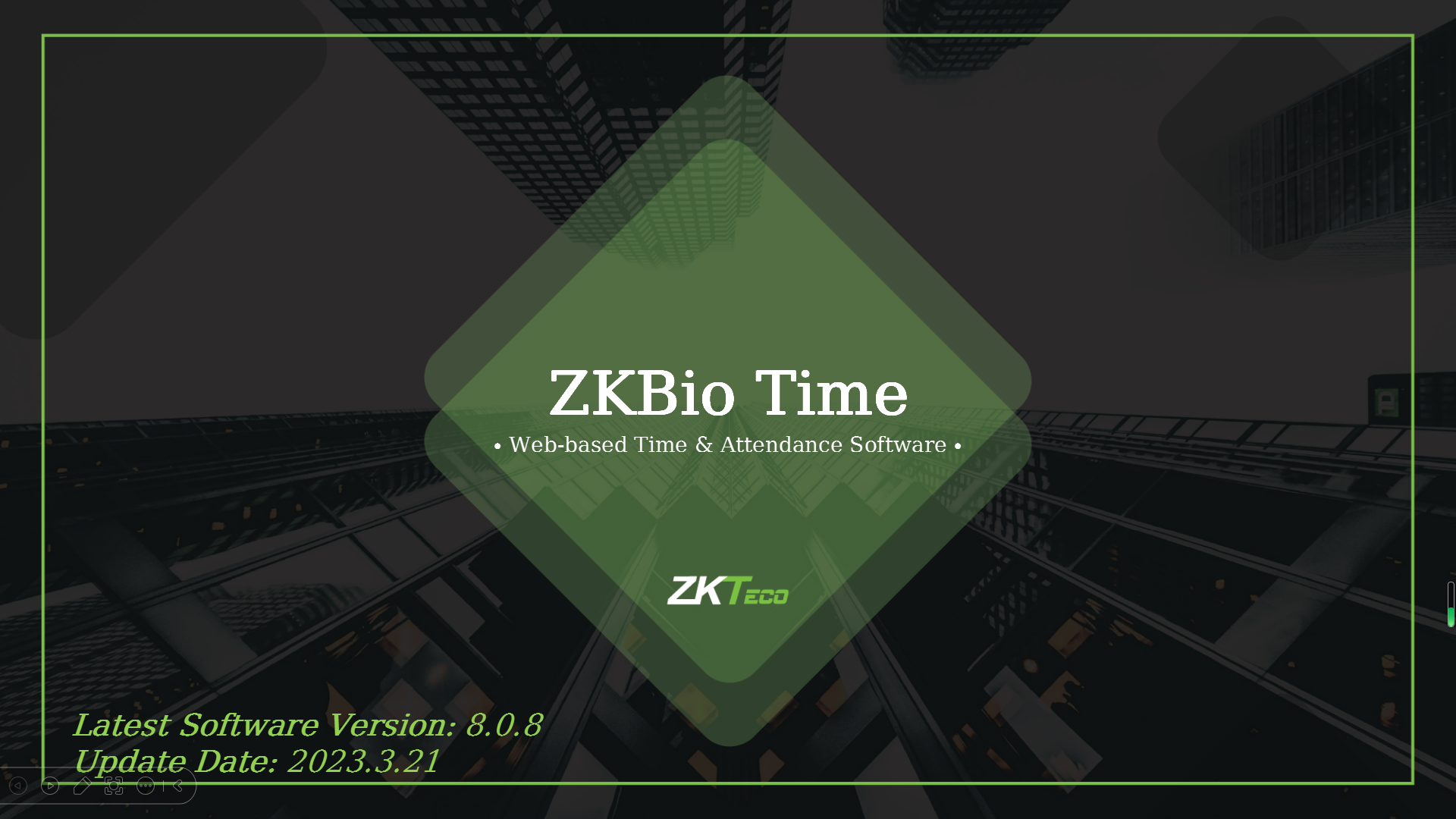 2023.3.21.ZKBioTime 8.0.8 Function Training