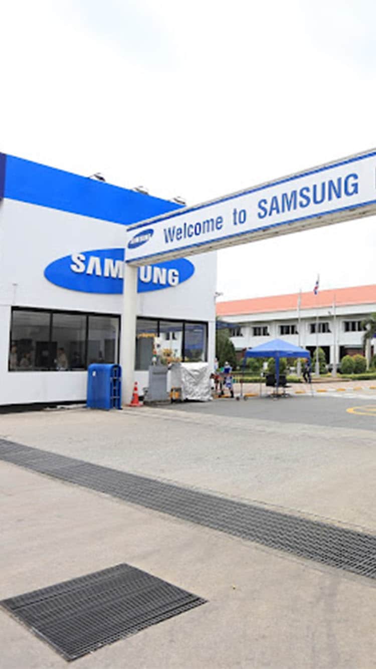 Baggage Scanner Solution of Thai Samsung Electronic Factory