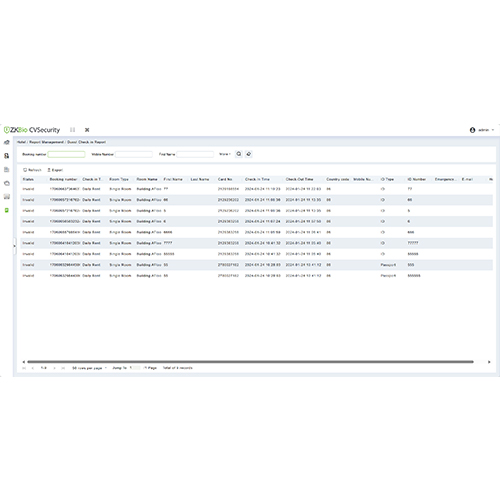 ZKBio CVSecurity Hotel Module