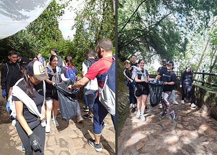 ZKTeco Colombia Clean Montserrat Mountain campaign