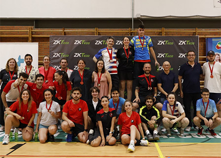 ZKTeco Europe sponsors the Badminton Club