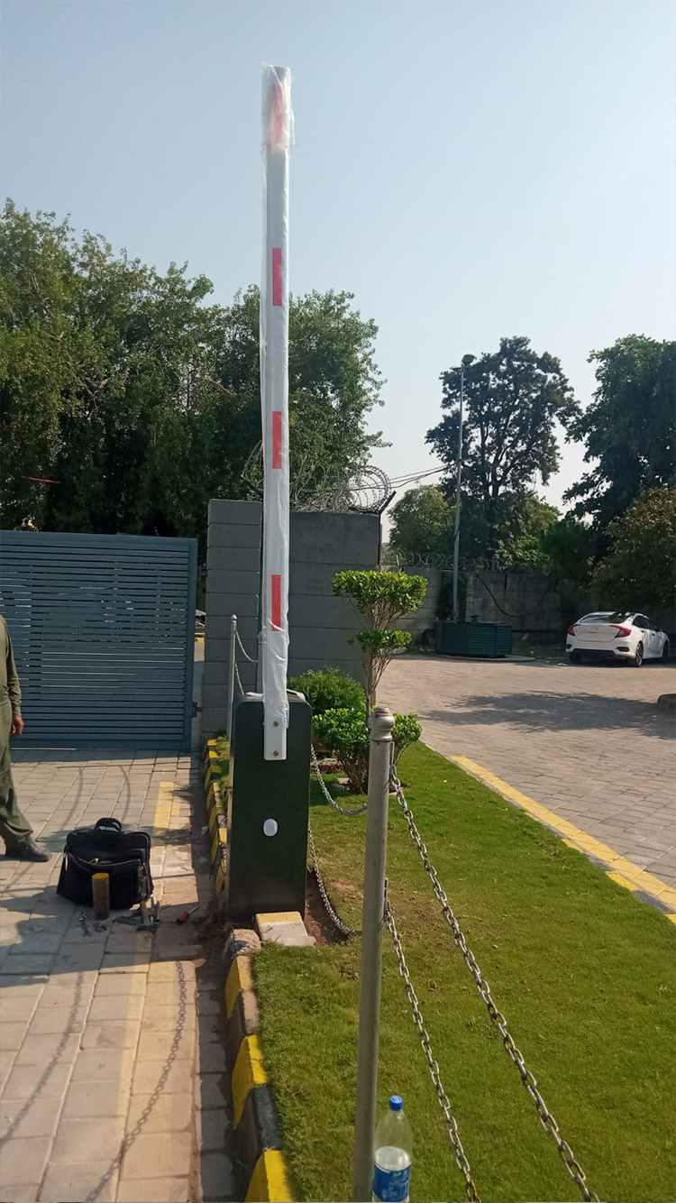 Système de contrôle d’entrée des véhicules à l’hôpital militaire, Rawalpindi, Pakistan