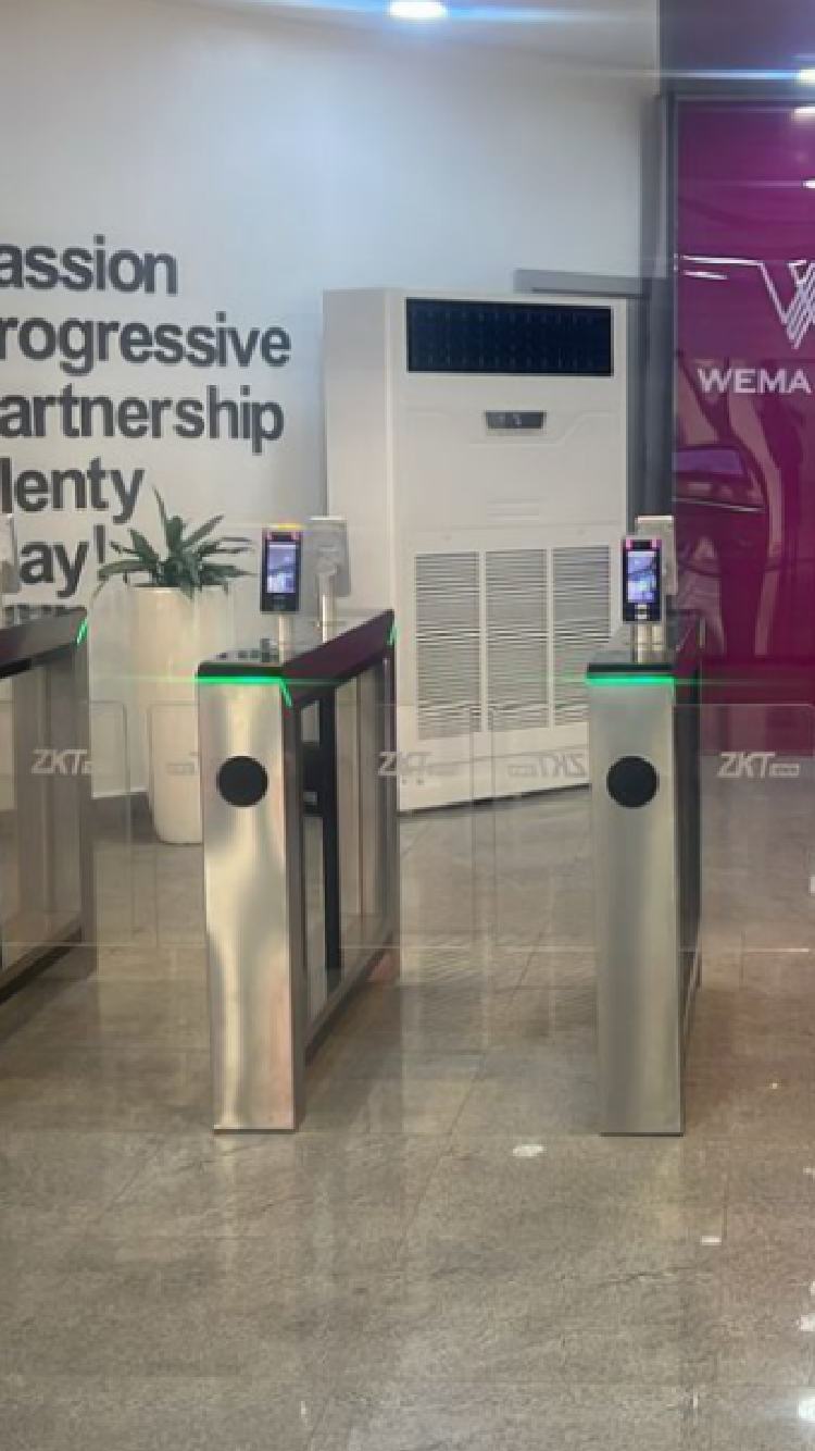 Solution de contrôle d’entrée pour la WEMA Bank au Nigeria