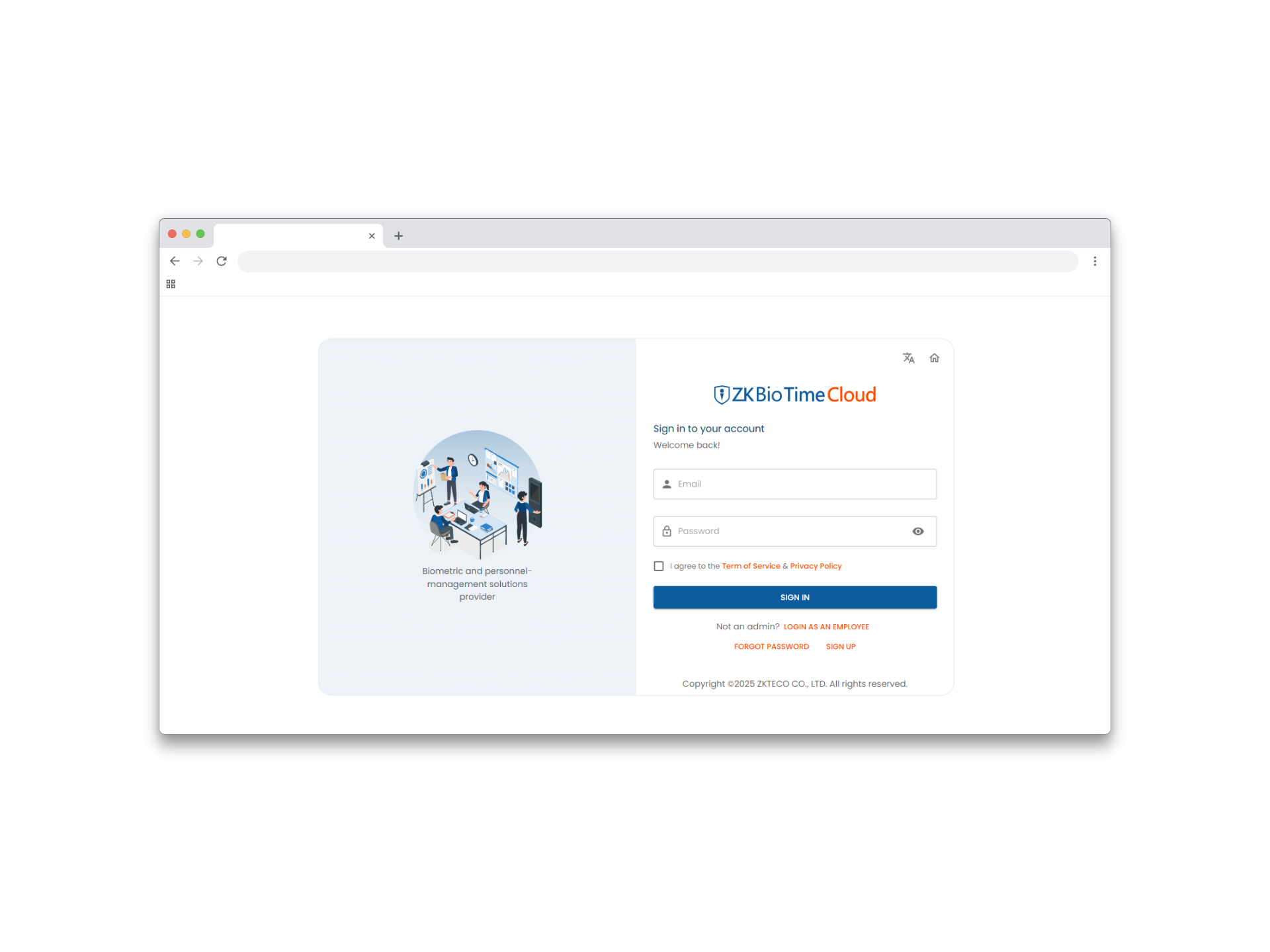 ZKBio Time Cloud