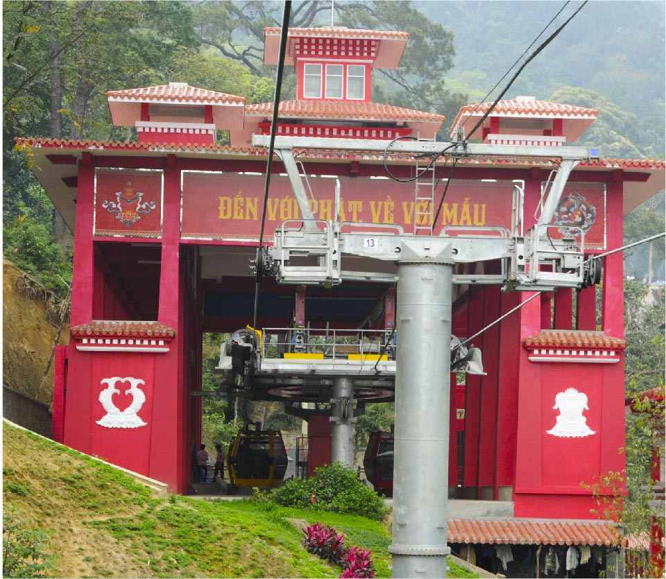 Solution de contrôle d’entrée de la zone pittoresque de Tay Thien au Viêt Nam