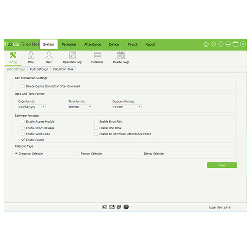ZKBio Time.Net