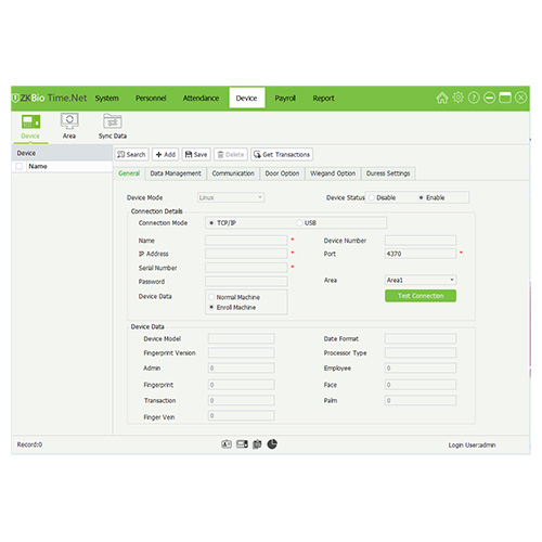 ZKBio Time.Net