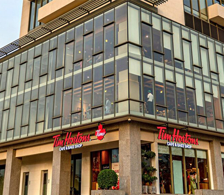 Solution de contrôle d’entrée de véhicules pour Tim Hortons à Islamabad, Pakistan