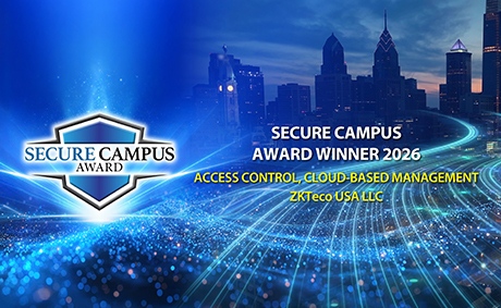 ZKTeco Honored with 2026 Secure Campus Award for Certus Cloud-Based Access Control